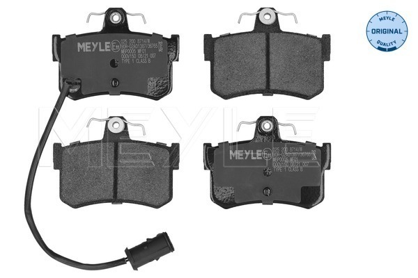 Brake Pad Set, disc brake (025 200 8714/W)