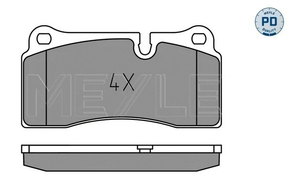 Brake Pad Set, disc brake (025 242 6118/PD)