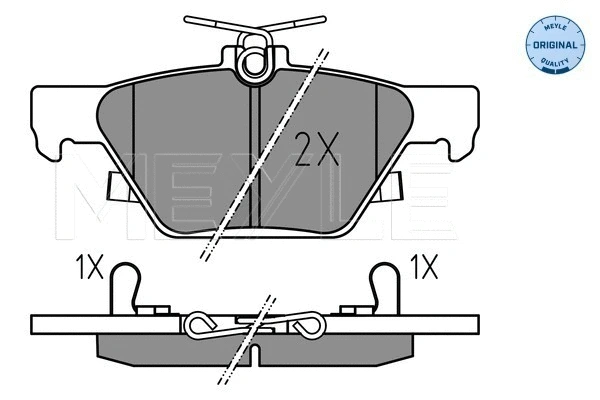 Brake Pad Set, disc brake (025 221 5814)