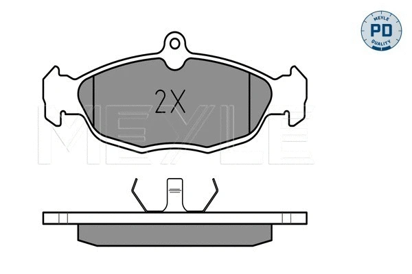 Brake Pad Set, disc brake (025 205 4716/PD)