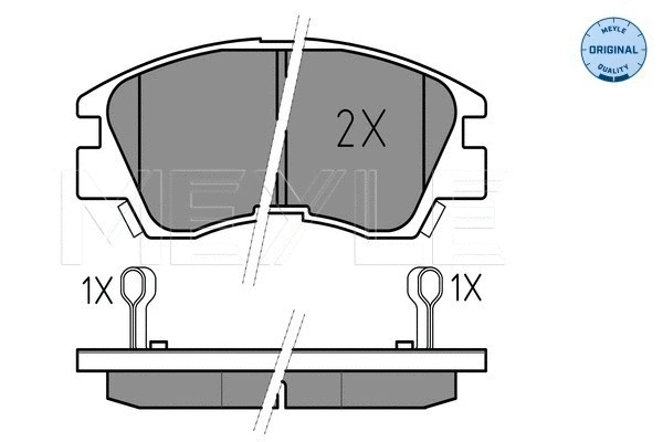 Brake Pad Set, disc brake (025 213 7316/W)