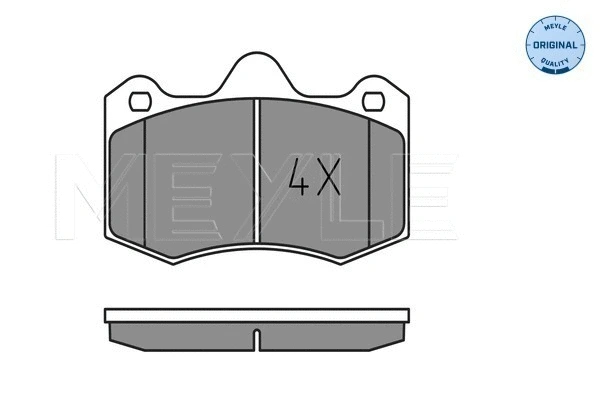 Brake Pad Set, disc brake (025 249 7417)