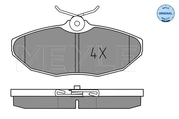 Brake Pad Set, disc brake (025 241 9017)
