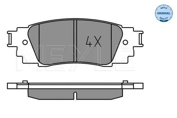 Brake Pad Set, disc brake (025 224 3415)