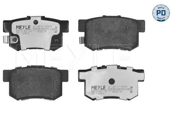 Brake Pad Set, disc brake (025 217 1914/PD)
