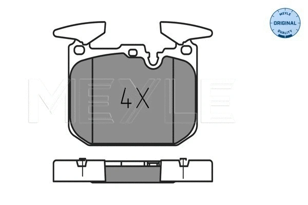 Brake Pad Set, disc brake (025 250 2818)