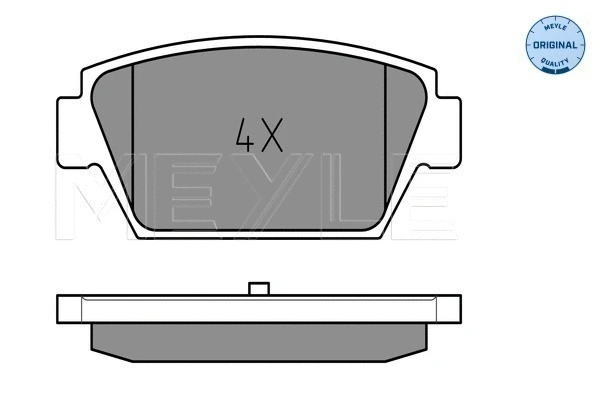 Brake Pad Set, disc brake (025 211 2514)