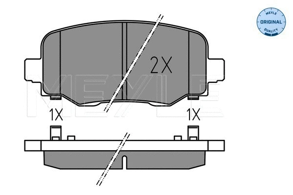 Brake Pad Set, disc brake (025 257 3318)