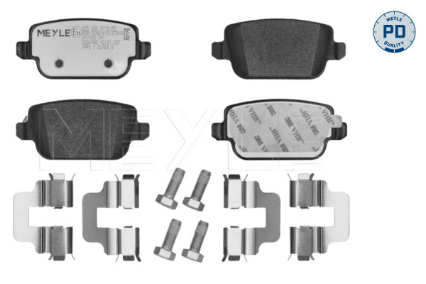 Brake Pad Set, disc brake (025 245 3715/PD)