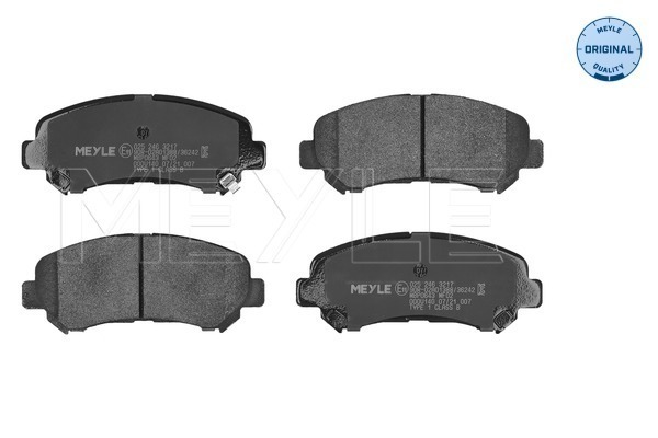 Brake Pad Set, disc brake (025 246 3217)