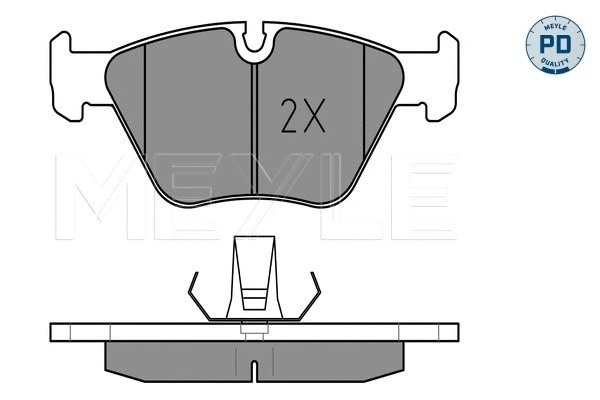 Brake Pad Set, disc brake (025 219 9020/PD)