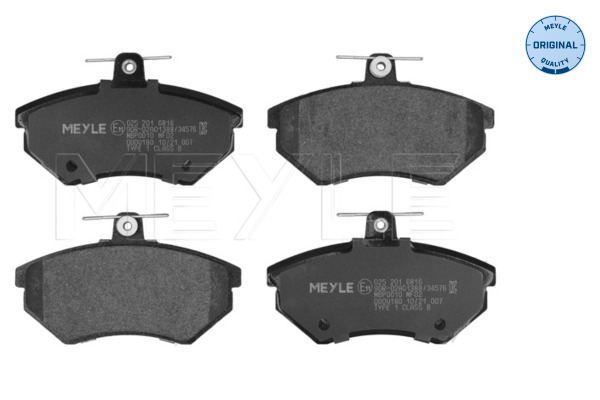 Brake Pad Set, disc brake (025 201 6816)