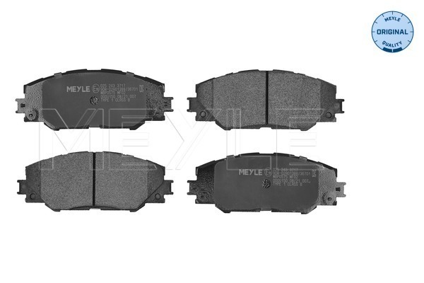 Brake Pad Set, disc brake (025 243 3717)