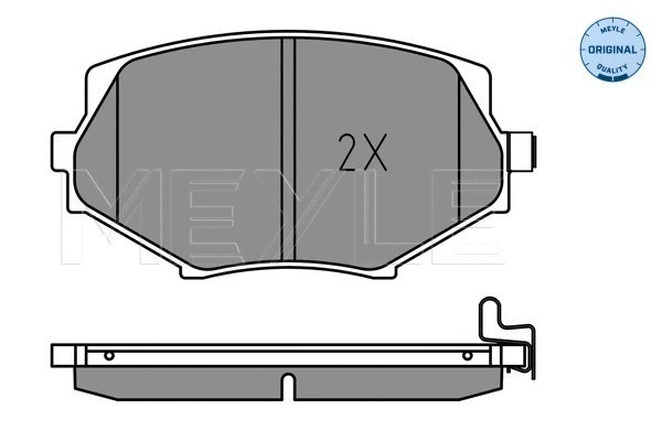 Brake Pad Set, disc brake (025 233 5414)