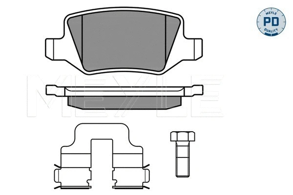 Brake Pad Set, disc brake (025 231 3814/PD)