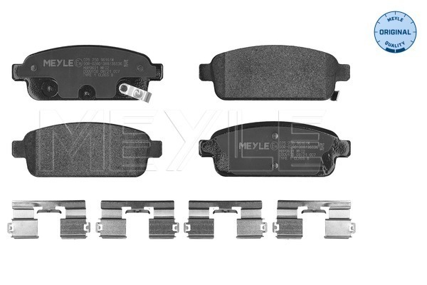 Brake Pad Set, disc brake (025 250 9616/W)