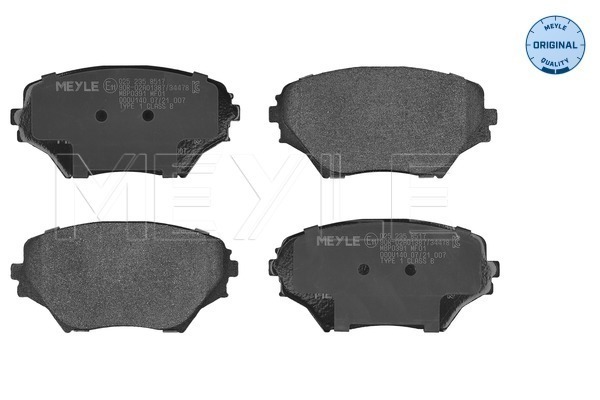 Brake Pad Set, disc brake (025 235 8517)