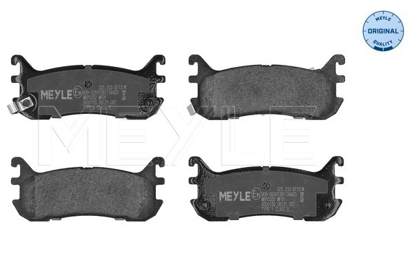Brake Pad Set, disc brake (025 233 8713/W)