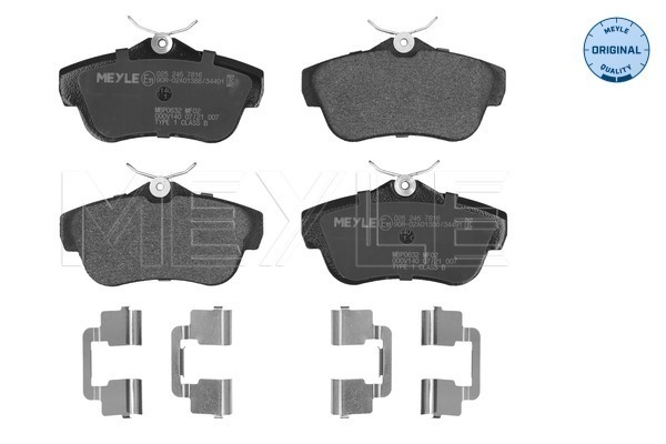 Brake Pad Set, disc brake (025 245 7816)