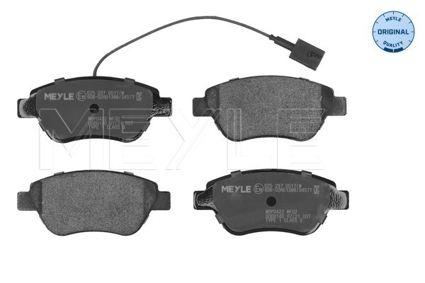 Brake Pad Set, disc brake (025 237 0517/W)