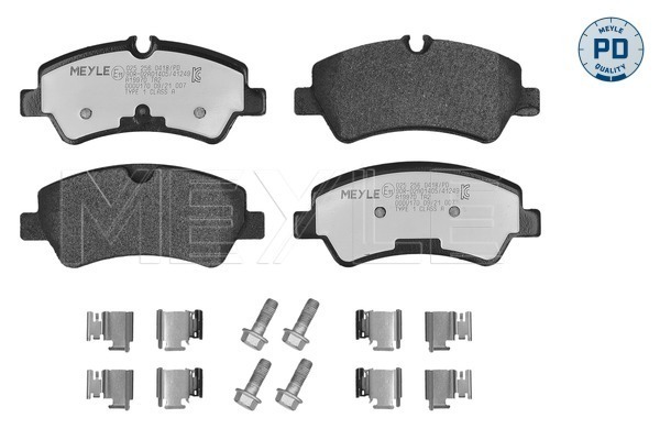 Brake Pad Set, disc brake (025 256 0418/PD)