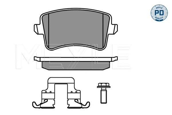 Brake Pad Set, disc brake (025 246 0617-1/PD)
