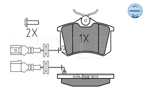 Brake Pad Set, disc brake (025 238 2317/W)