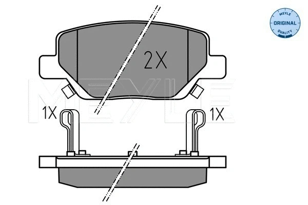 Brake Pad Set, disc brake (025 224 4918)