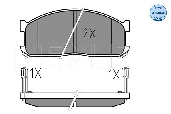 Brake Pad Set, disc brake (025 200 0215/W)