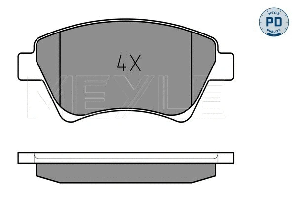 Brake Pad Set, disc brake (025 239 3018/PD)