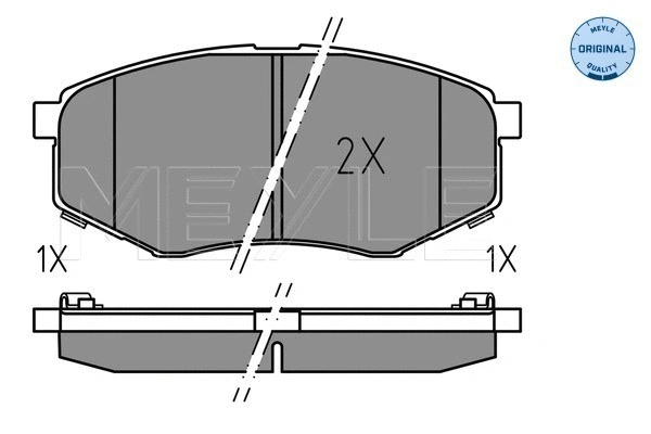 Brake Pad Set, disc brake (025 251 8718)