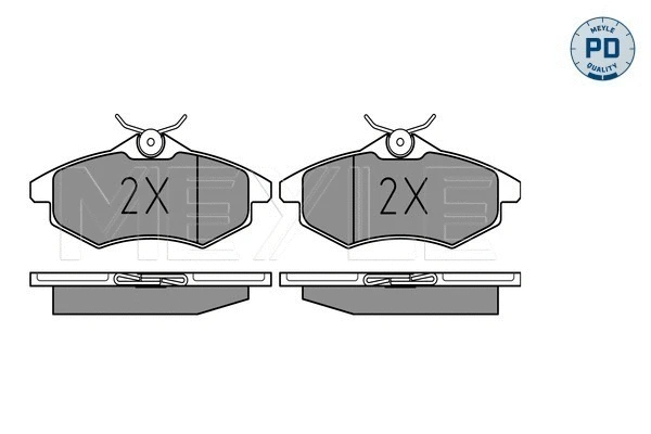 Brake Pad Set, disc brake (025 234 0719/PD)