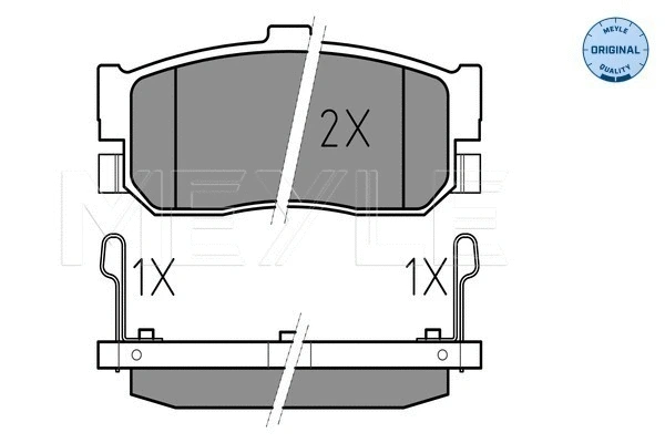 Brake Pad Set, disc brake (025 217 1316/W)
