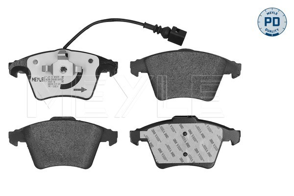 Brake Pad Set, disc brake (025 237 4619/PD)