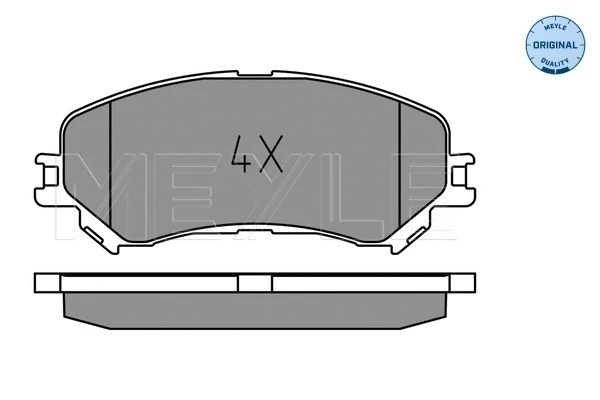 Brake Pad Set, disc brake (025 223 4719)