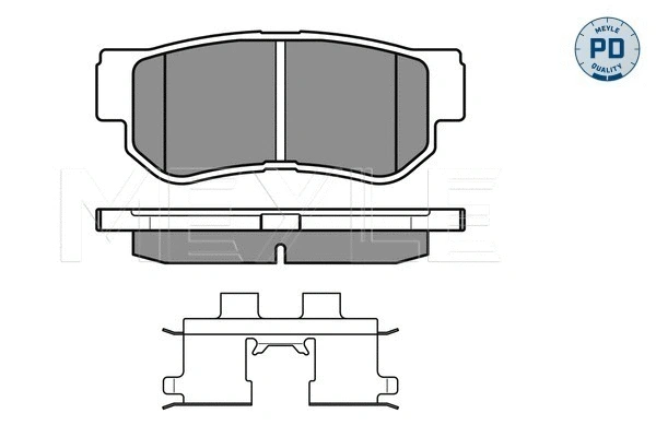 Brake Pad Set, disc brake (025 235 4314/PD)