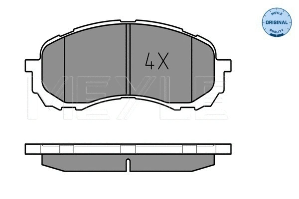 Brake Pad Set, disc brake (025 243 7217/W)