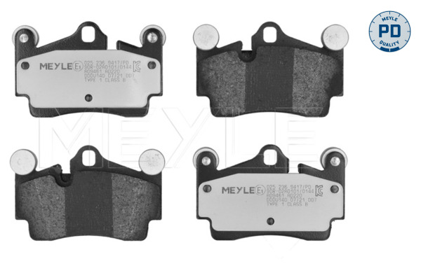 Brake Pad Set, disc brake (025 236 9417/PD)