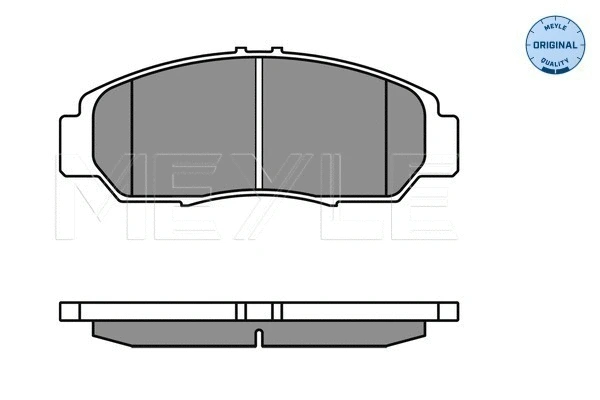 Brake Pad Set, disc brake (025 237 2916/W)