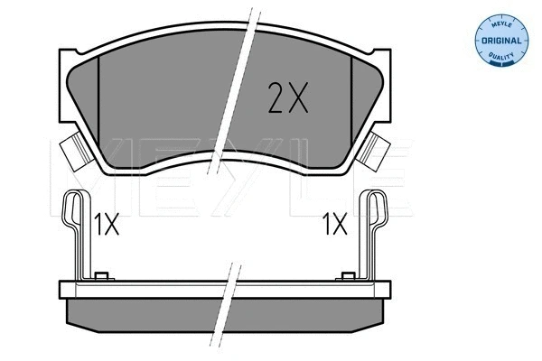 Brake Pad Set, disc brake (025 213 3314/W)