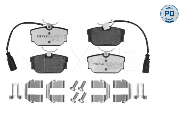 Brake Pad Set, disc brake (025 234 4616/PD)