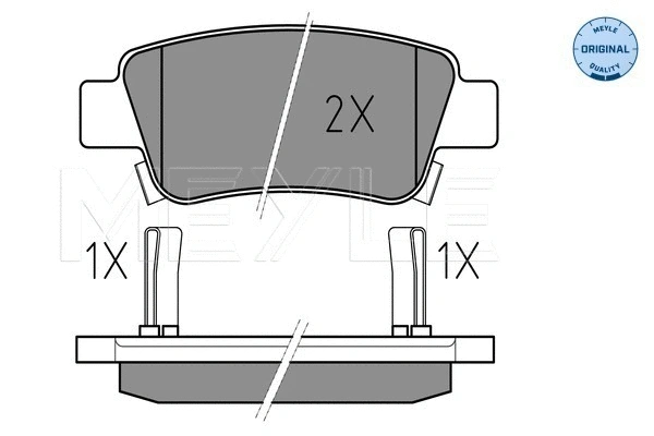 Brake Pad Set, disc brake (025 246 3516/W)