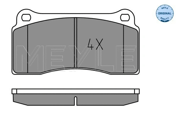 Brake Pad Set, disc brake (025 232 9318)