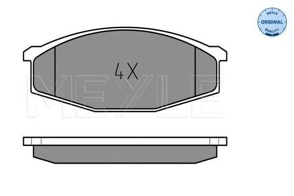 Brake Pad Set, disc brake (025 208 6316)