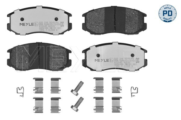 Brake Pad Set, disc brake (025 216 5015/PD)