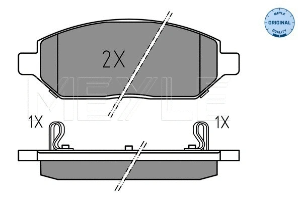 Brake Pad Set, disc brake (025 223 2618)