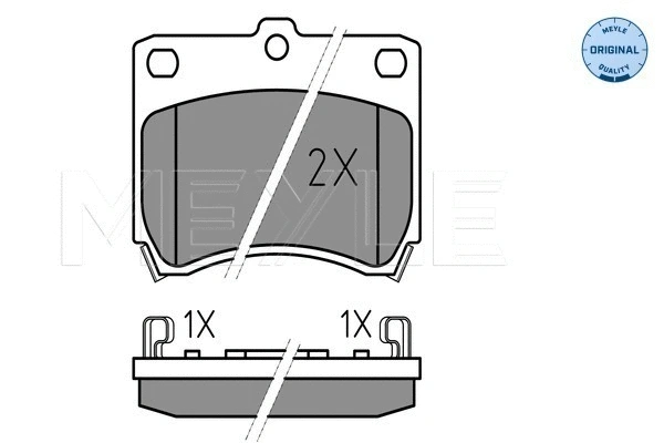 Brake Pad Set, disc brake (025 213 5514/W)