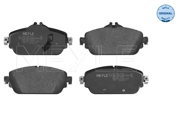 Brake Pad Set, disc brake (025 220 3119)