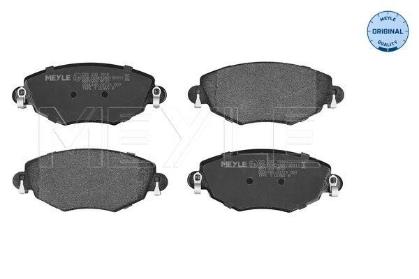 Brake Pad Set, disc brake (025 232 7918)