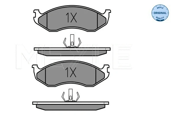 Brake Pad Set, disc brake (025 218 2217)